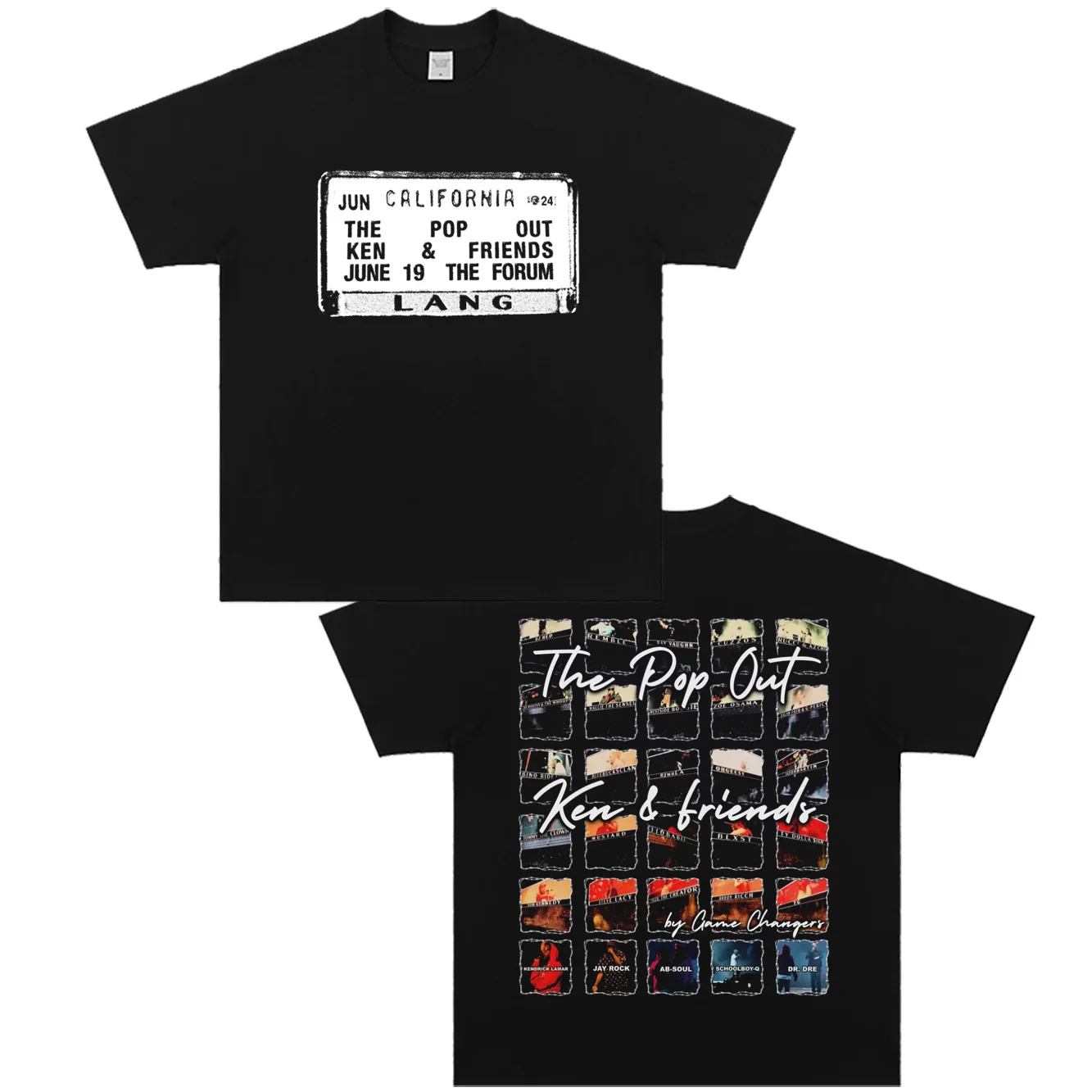 2025 Kenny Short-sleeved T-shirt Short-sleeved The Pop Out Documentary Co-signed Ken & Friends High-quality Luxury Brand
2025 Kenny Short-sleeved T-shirt Short-sleeved The Pop Out Documentary Co-signed Ken & Friends High-quality Luxury Brand