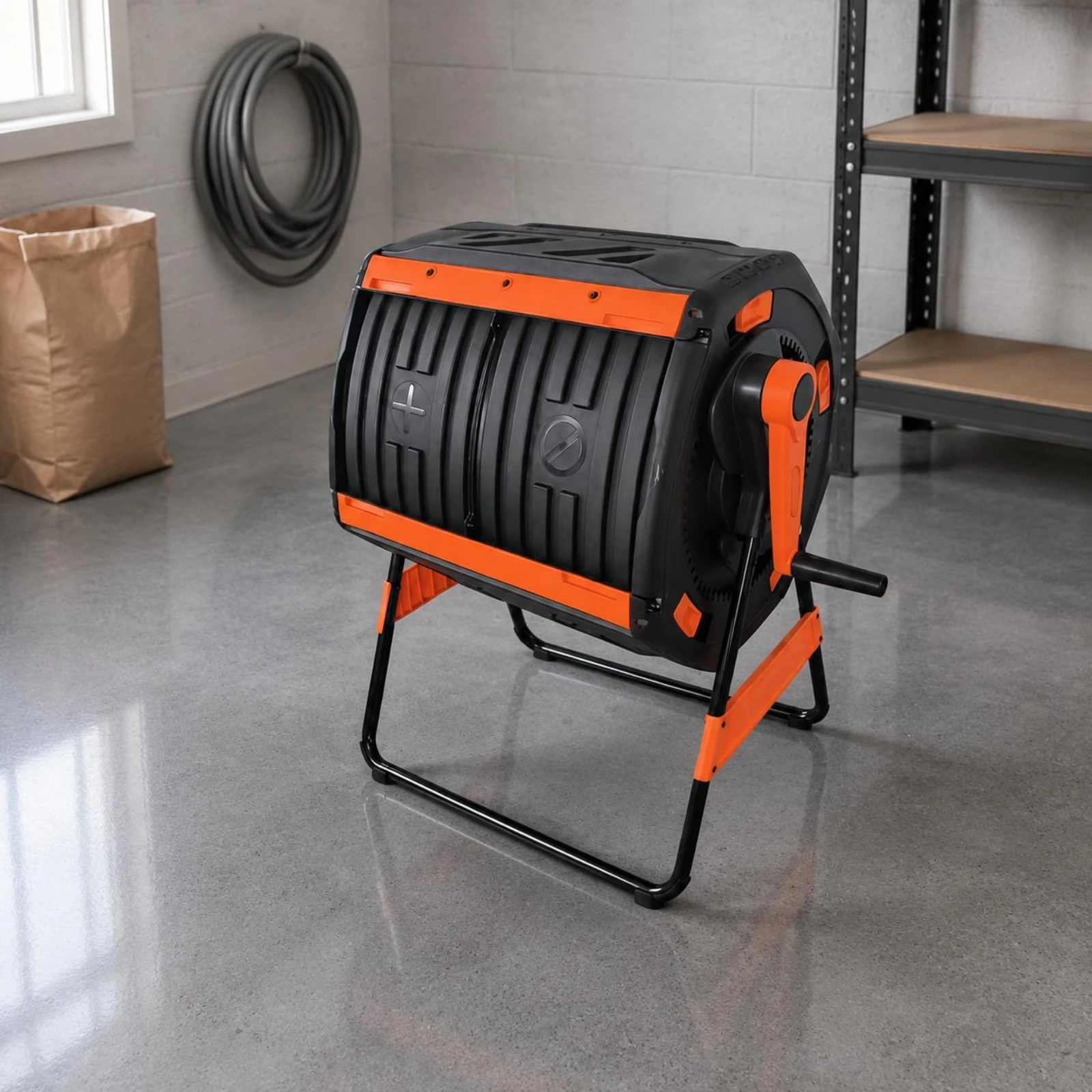 200 L Rotating Compost Tumbler Easy to Turn Tumbling Compost Bin Outdoor Storage Rodent-Proof BPASafe for Gardeners, Backyard
200 L Rotating Compost Tumbler Easy to Turn Tumbling Compost Bin Outdoor Storage Rodent-Proof BPASafe for Gardeners, Backyard