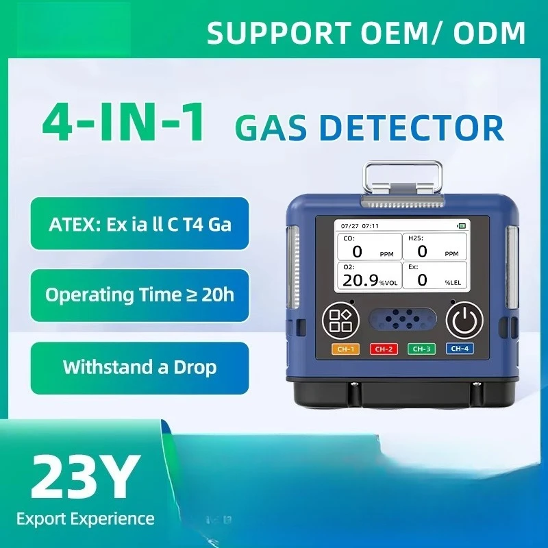 Closed Space H2S Gas Detector Pipeline Leakage Monitoring Alarm Sensor
Closed Space H2S Gas Detector Pipeline Leakage Monitoring Alarm Sensor