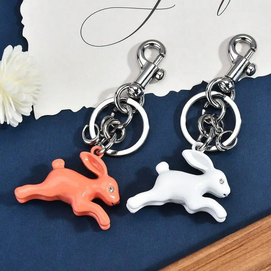 New Style Women's Fashionable Cute Running Rabbit-Shaped Keychain With Unique Design, As A Charming Accessory In A Sweet Style.
New Style Women's Fashionable Cute Running Rabbit-Shaped Keychain With Unique Design, As A Charming Accessory In A Sweet Style.