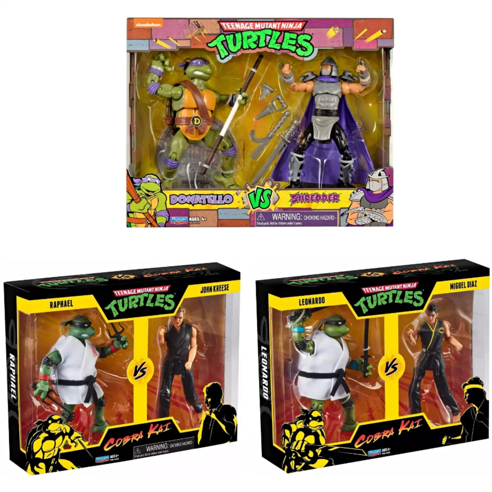 Original Playmate Teenage Mutant Ninja Turtles Shredder Cobra Kai Leonardo Raphael Set Classic Movable Action Figure Toys
Original Playmate Teenage Mutant Ninja Turtles Shredder Cobra Kai Leonardo Raphael Set Classic Movable Action Figure Toys