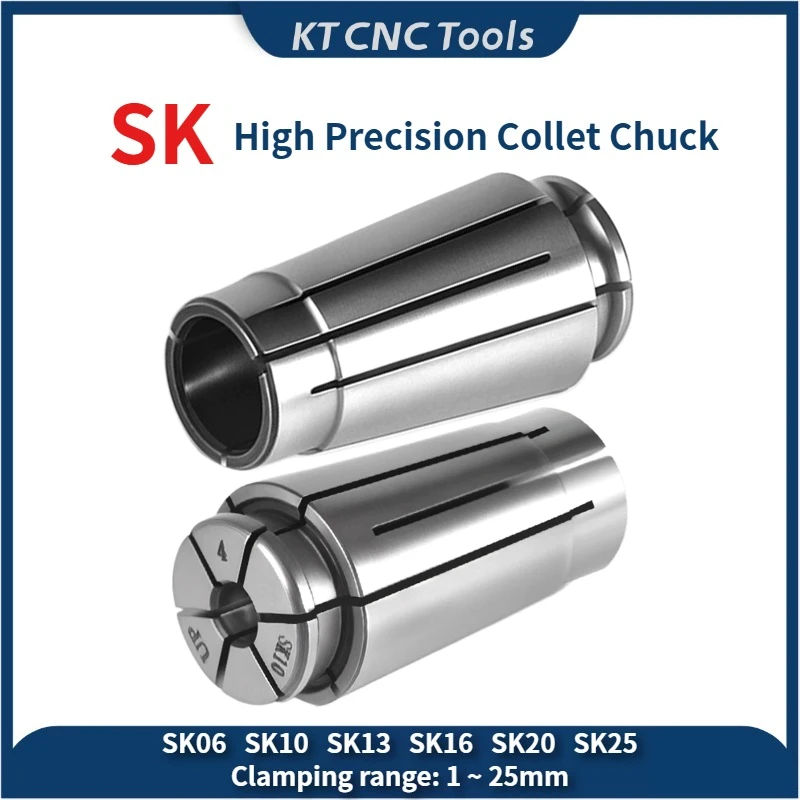 GSK SK06 SK10 SK16 SK20 SK25 Chuck Collet Clamp Range 1-25mm SK Collets CNC Machining Center Spring Chuck Collet Tool Holder
GSK SK06 SK10 SK16 SK20 SK25 Chuck Collet Clamp Range 1-25mm SK Collets CNC Machining Center Spring Chuck Collet Tool Holder