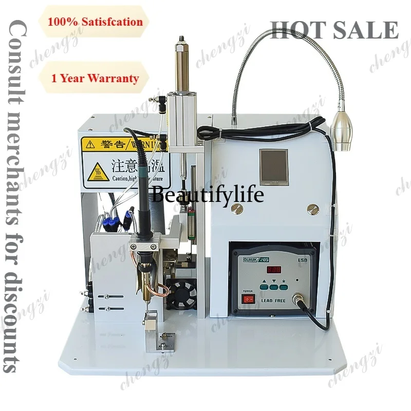 A81 Semi-automatic Soldering Machine Thermistor Aviation Wire Harness LED Terminal Sensor Spot Welding Durable Welding Equipment
A81 Semi-automatic Soldering Machine Thermistor Aviation Wire Harness LED Terminal Sensor Spot Welding Durable Welding Equipment