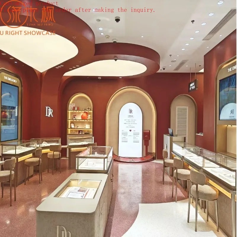 Custom.Shopping Center Jewelry Display Rack Custom Store Design Cabinet for Gold Jewelry Stores Suitable for Luxury Goods Store
Custom.Shopping Center Jewelry Display Rack Custom Store Design Cabinet for Gold Jewelry Stores Suitable for Luxury Goods Store