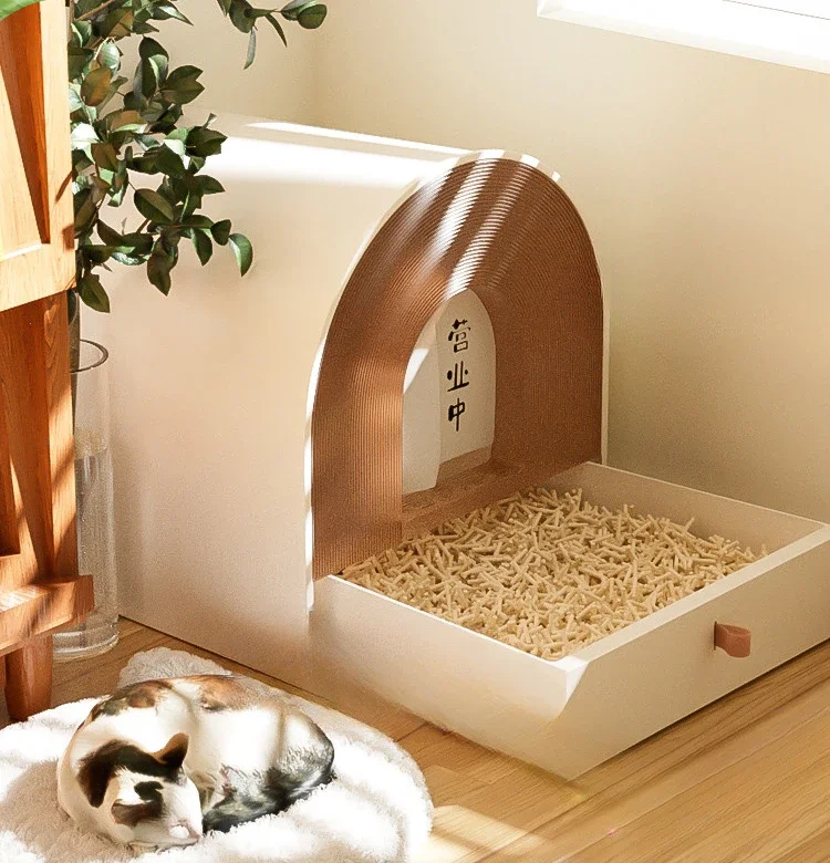Cat litter tray, cat toilet, fully enclosed drawer type,high cat litter tray, odor proof, and kitten litter tray products
Cat litter tray, cat toilet, fully enclosed drawer type,high cat litter tray, odor proof, and kitten litter tray products