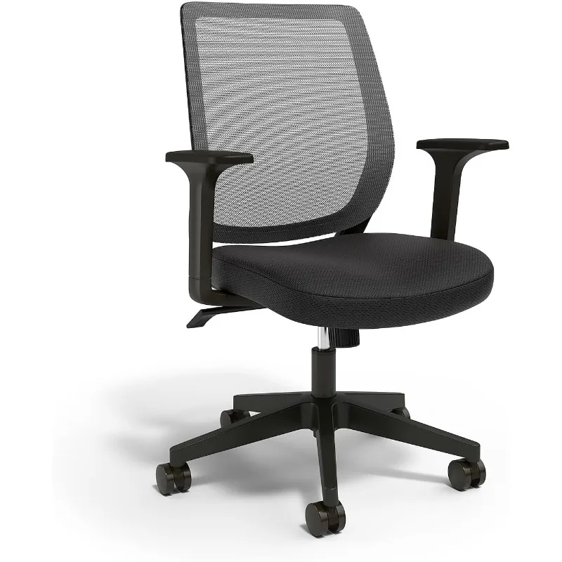 Union & Scale Staples Mesh Back Swivel Office Chair, Ergonomic Fabric Seat, Adjustable Height, Tilt Tension,Perfect as an Office
Union & Scale Staples Mesh Back Swivel Office Chair, Ergonomic Fabric Seat, Adjustable Height, Tilt Tension,Perfect as an Office