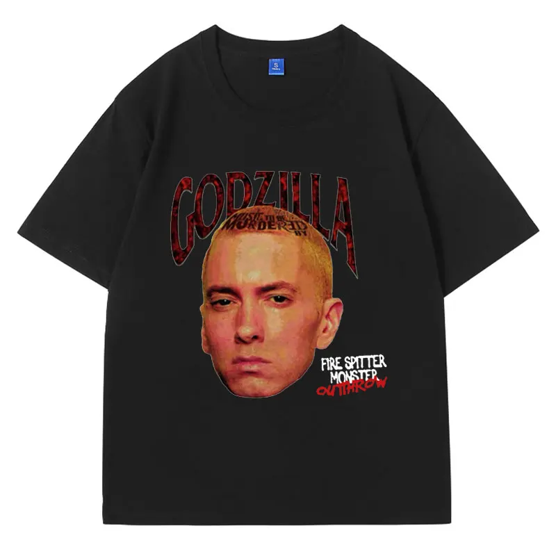 Футболка в стиле хип-хоп Eminem Rap, модная Винтажная футболка в стиле Харадзюку с коротким рукавом, мужские и женские топы большого размера
Футболка в стиле хип-хоп Eminem Rap, модная Винтажная футболка в стиле Харадзюку с коротким рукавом, мужские и женские топы большого размера