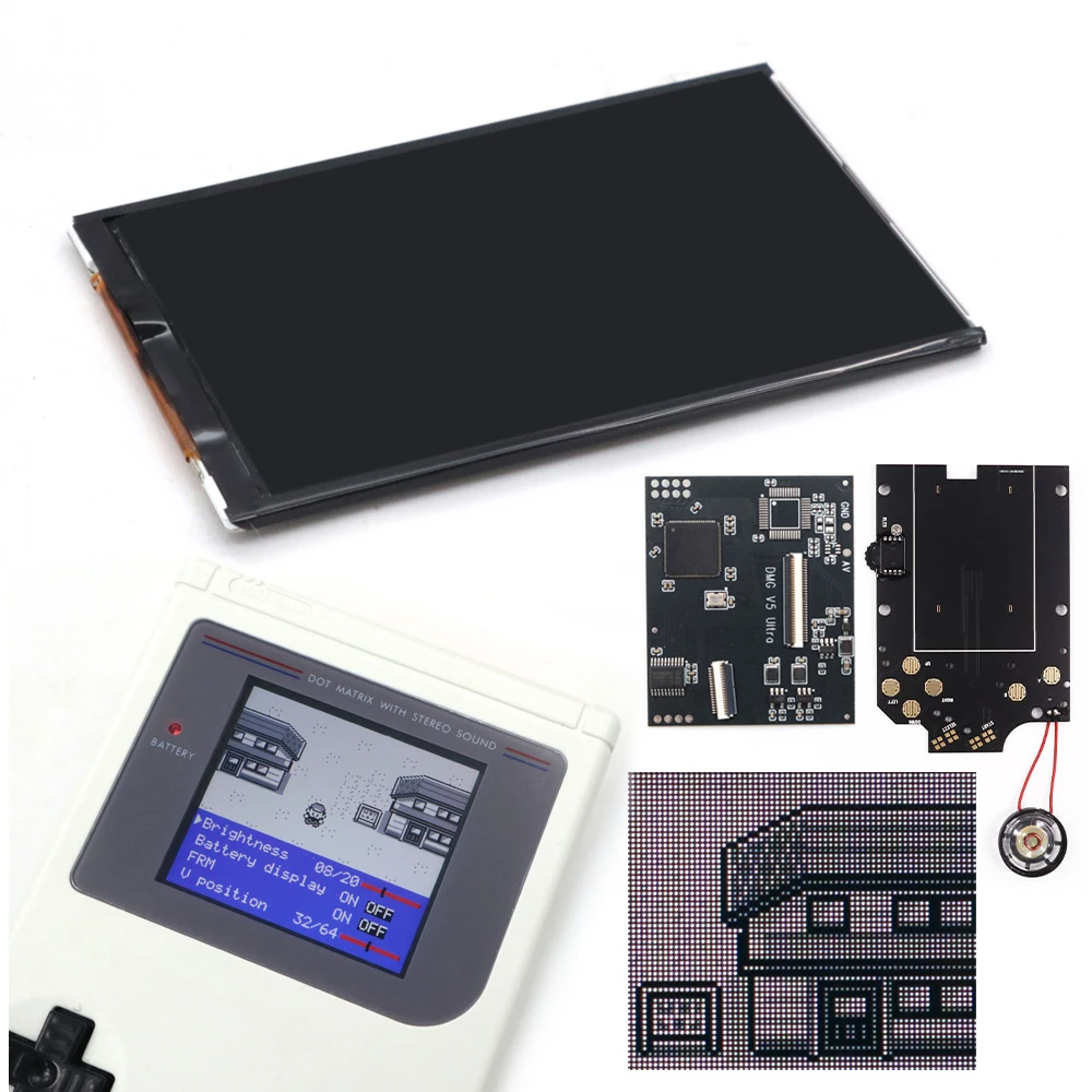 Встроенные комплекты экранов OSD FRM Menu V5 IPS Pro для GameBoy DMG GBO GB DMG с предварительно вырезанным корпусом — Hispeedido
Встроенные комплекты экранов OSD FRM Menu V5 IPS Pro для GameBoy DMG GBO GB DMG с предварительно вырезанным корпусом — Hispeedido