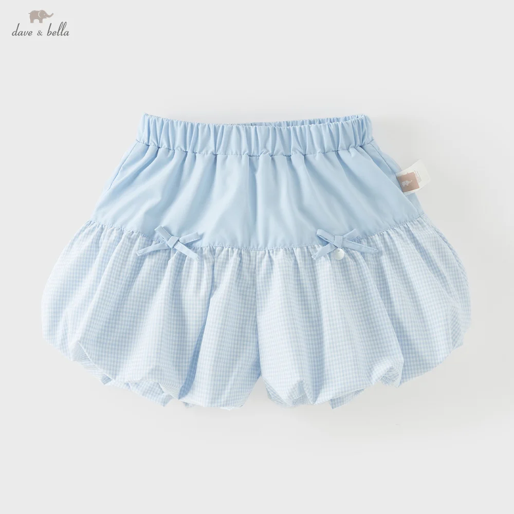 Dave Bella Girls Summer Shorts Elastic Waist Blue White Plaid Children Pants Casual Sweet Trousers Cute Fashion Cool DB2261514
Dave Bella Girls Summer Shorts Elastic Waist Blue White Plaid Children Pants Casual Sweet Trousers Cute Fashion Cool DB2261514