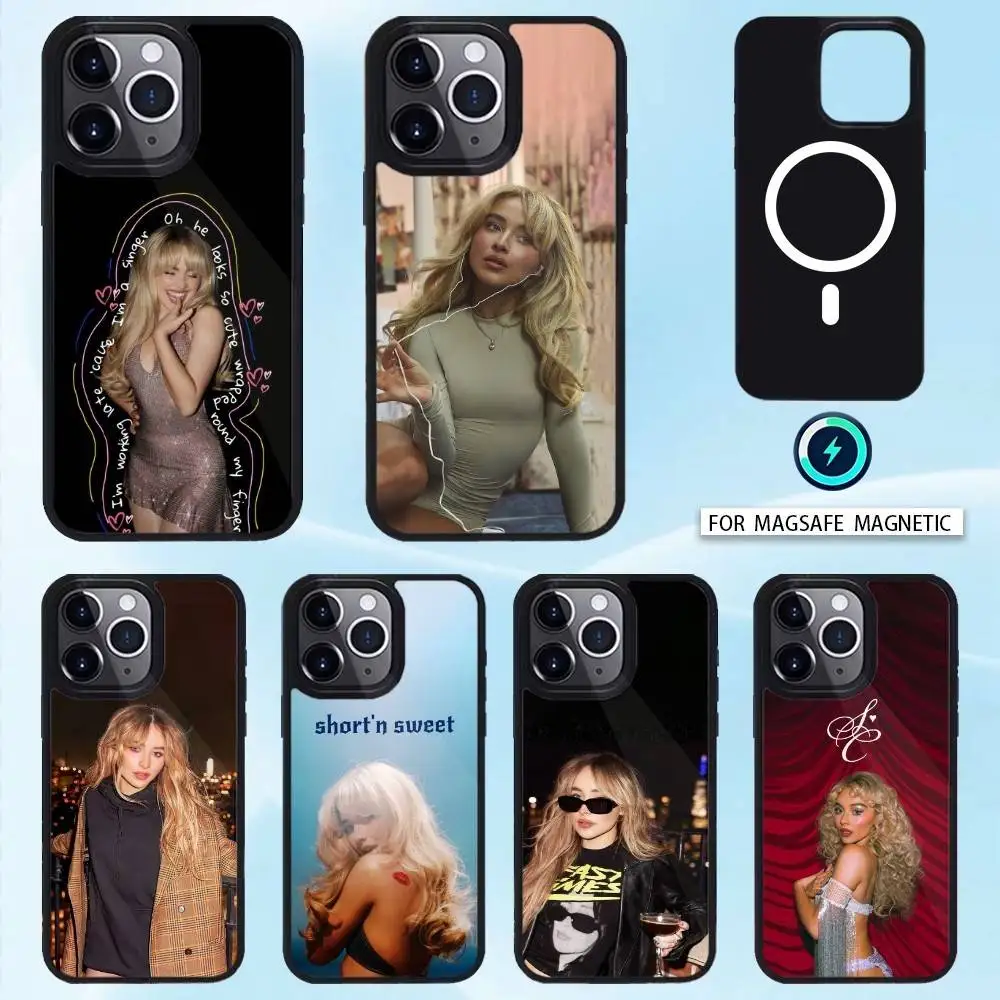 S-Sabrina Singer C-Carpenter Phone Case For iPhone17,16,15,14,13,12,Pro,Max,Magnetic For Magsafe Wireless Charging
S-Sabrina Singer C-Carpenter Phone Case For iPhone17,16,15,14,13,12,Pro,Max,Magnetic For Magsafe Wireless Charging