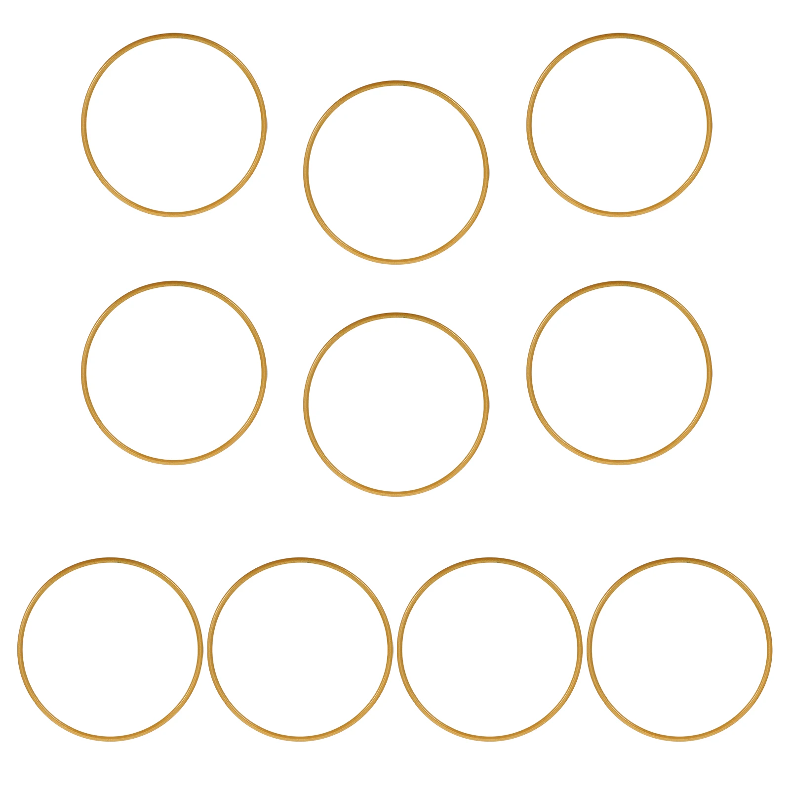 10Pcs Gold Macrame Hoop 3.93 Inch Metal Craft Rings for Dreamcatcher DIY Boho Wall Hanging Decor Wreath Frame Floral Arrangement
10Pcs Gold Macrame Hoop 3.93 Inch Metal Craft Rings for Dreamcatcher DIY Boho Wall Hanging Decor Wreath Frame Floral Arrangement