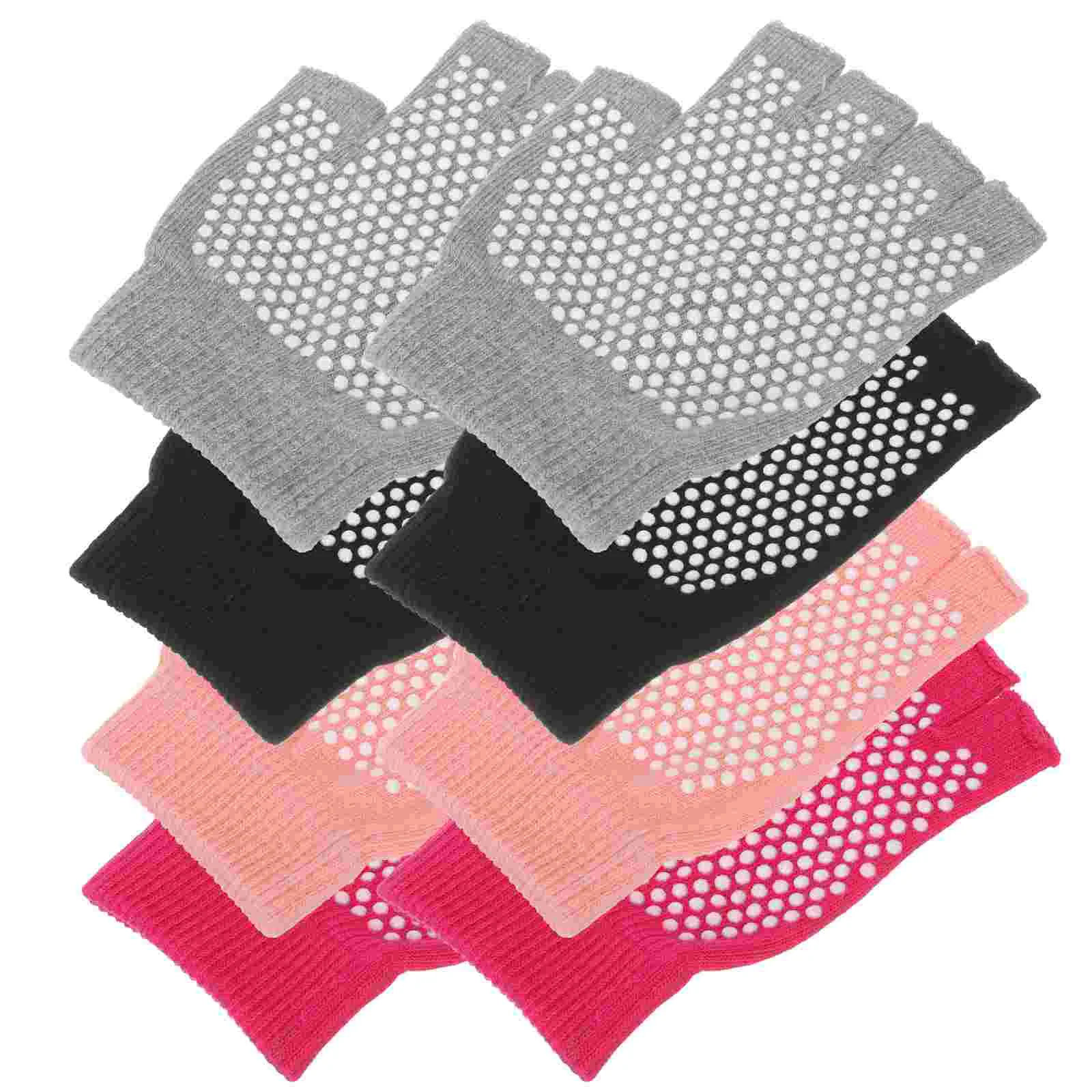 4 Pairs Non-Slip Yoga Gloves Running Accessories Fitness Palm Protective Anti-slip Decorative Outdoor
4 Pairs Non-Slip Yoga Gloves Running Accessories Fitness Palm Protective Anti-slip Decorative Outdoor