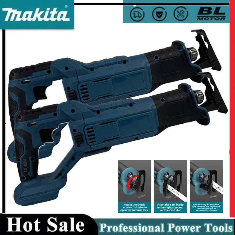 Бесщеточная сабельная пила Makita, мощная ручная многофункциональная бытовая малогабаритная электропила (без аккумулятора)
Бесщеточная сабельная пила Makita, мощная ручная многофункциональная бытовая малогабаритная электропила (без аккумулятора)