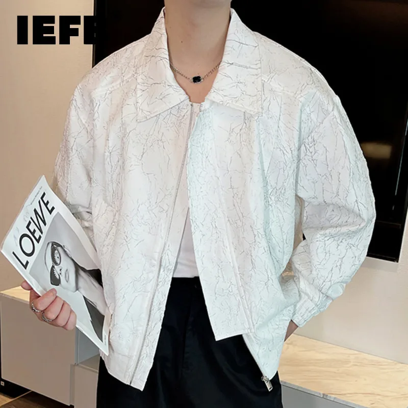Новинка, осенние мужские куртки IEFB, повседневные свободные индивидуализированные мужские короткие пальто составного кроя с принтом и отложным воротником, 9C7662
Новинка, осенние мужские куртки IEFB, повседневные свободные индивидуализированные мужские короткие пальто составного кроя с принтом и отложным воротником, 9C7662