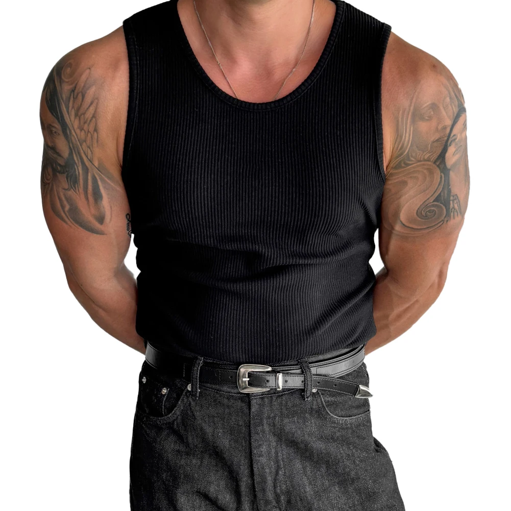 Casual Wear Men Tank Top Men Sweat Absorption Tank Top Elastic XL L Elastic Fit Regular Length Summer Clothing
Casual Wear Men Tank Top Men Sweat Absorption Tank Top Elastic XL L Elastic Fit Regular Length Summer Clothing