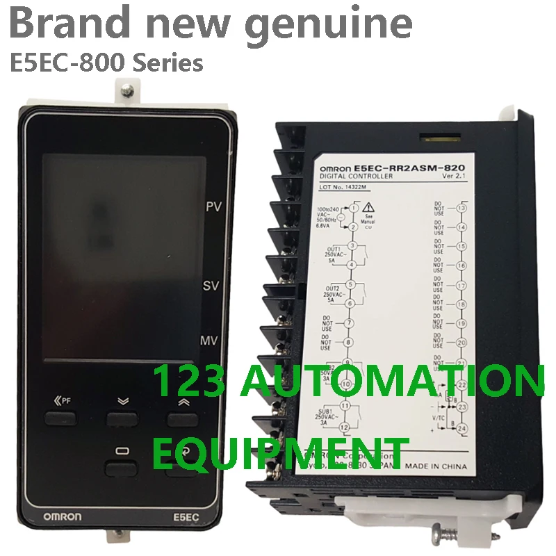 Authentic New Omron E5EC-CR2ASM PR2ASM QR2ASM RR2ASM PR2ADM QX2ASM-800 804 808 820 Digital Temperature Controller Switch
Authentic New Omron E5EC-CR2ASM PR2ASM QR2ASM RR2ASM PR2ADM QX2ASM-800 804 808 820 Digital Temperature Controller Switch