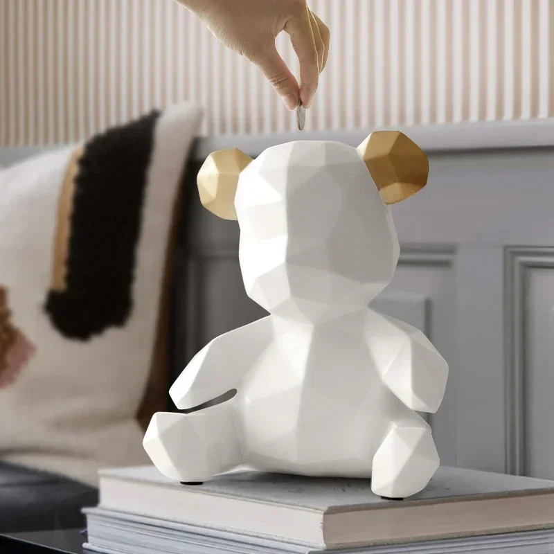 Kawaii Cartoon Bear Piggy Bank for Kids Boys and Girls Money Box Creative Home Decoration Coin Storage Box Child Gift Piggy Bank
Kawaii Cartoon Bear Piggy Bank for Kids Boys and Girls Money Box Creative Home Decoration Coin Storage Box Child Gift Piggy Bank