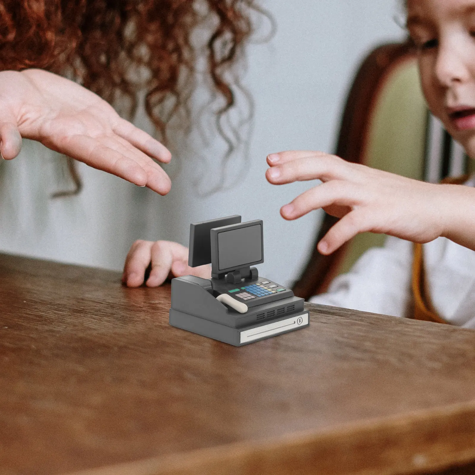 Mini Cash Register Realistic Supermarket Playset Compact Cute Pretend Cashier Scene Decoration for Kids Kids Toy Cash Register
Mini Cash Register Realistic Supermarket Playset Compact Cute Pretend Cashier Scene Decoration for Kids Kids Toy Cash Register