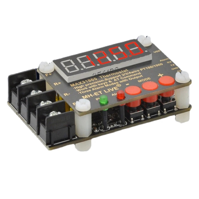MAX31865 High Precision Isolated Temperature Collector Module PT100 Serial Port Output Upper Computer Software Debugging
MAX31865 High Precision Isolated Temperature Collector Module PT100 Serial Port Output Upper Computer Software Debugging