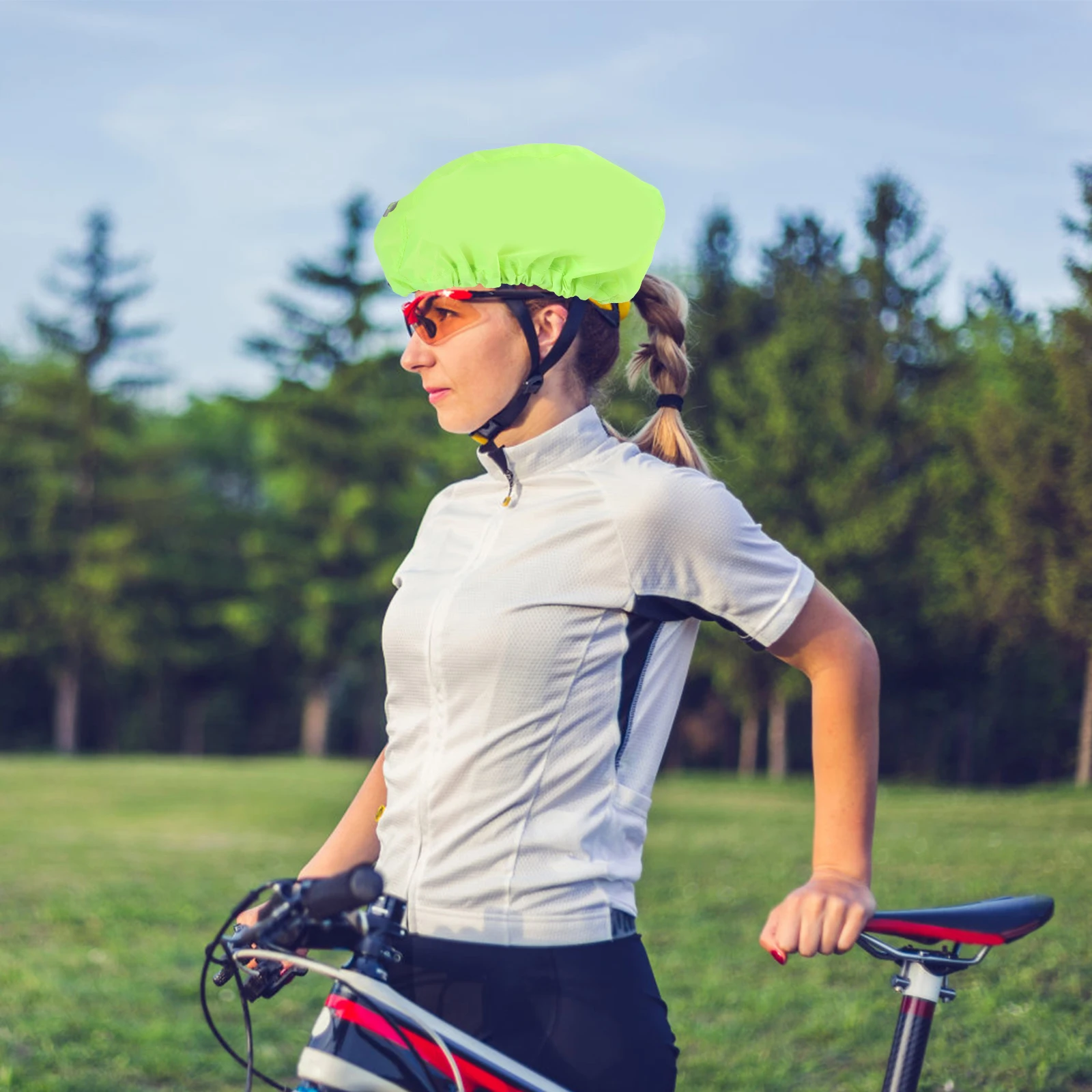 1Pcs Cycling Waterproof Rain Cover Reflective Protective Cover Durable Oxford Cloth Lightweight Outdoor Use
1Pcs Cycling Waterproof Rain Cover Reflective Protective Cover Durable Oxford Cloth Lightweight Outdoor Use