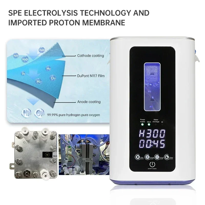 New Arrival HotTop Sales 300ml 600ml 900ml 1000ml Hydrogen Generator Machine Inhaler Breathing Machine Oxyhydrogen Machine
New Arrival HotTop Sales 300ml 600ml 900ml 1000ml Hydrogen Generator Machine Inhaler Breathing Machine Oxyhydrogen Machine