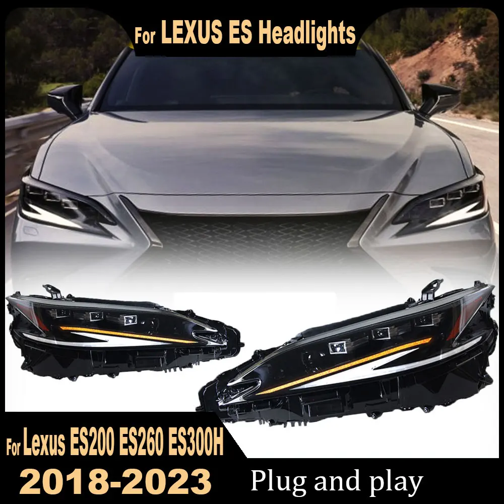 Car headlights for Lexus ES 2018 2019 2020-2023 ES200 ES260 ES300h LED Upgrade DRL Turn Signal Projector Lens Head Lamp Assembly
Car headlights for Lexus ES 2018 2019 2020-2023 ES200 ES260 ES300h LED Upgrade DRL Turn Signal Projector Lens Head Lamp Assembly