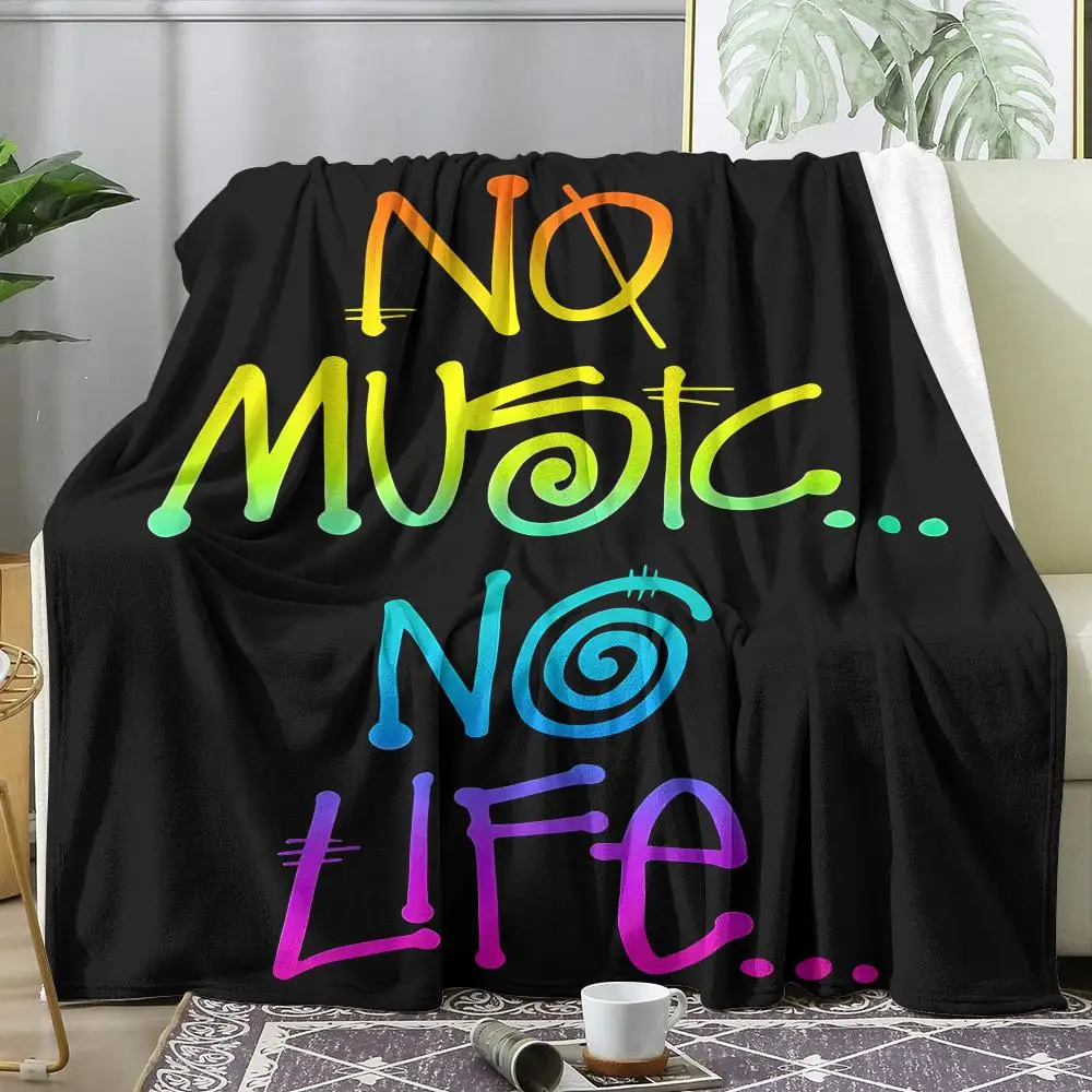 No Music NO Life Throw Soft Flannel AC Blanket Lightweight Summer Nap Throw Cozy Blanket for Sofa Bed Travel Home
No Music NO Life Throw Soft Flannel AC Blanket Lightweight Summer Nap Throw Cozy Blanket for Sofa Bed Travel Home