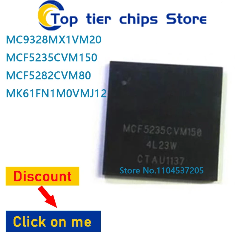 1-5 шт./лот MC9328MX1VM20 MCF5235CVM150 MCF5282CVM80 MK61FN1M0VMJ12 BGA 100% НОВЫЙ
1-5 шт./лот MC9328MX1VM20 MCF5235CVM150 MCF5282CVM80 MK61FN1M0VMJ12 BGA 100% НОВЫЙ