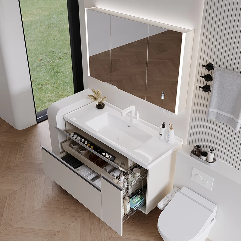 Organizer Storage Bathroom Cabinet Mirror White Drawers Paper Shelves Accessories Cupboard Modern Gabinete Trendy Furniture 
Organizer Storage Bathroom Cabinet Mirror White Drawers Paper Shelves Accessories Cupboard Modern Gabinete Trendy Furniture