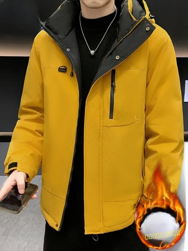 Paul Men's Winter Workwear Cotton Jaet Thiened Floing down Hooded Climbing Clothes Warm Outerwear for Middle-Aged And Y...
Paul Men's Winter Workwear Cotton Jaet Thiened Floing down Hooded Climbing Clothes Warm Outerwear for Middle-Aged And Y...