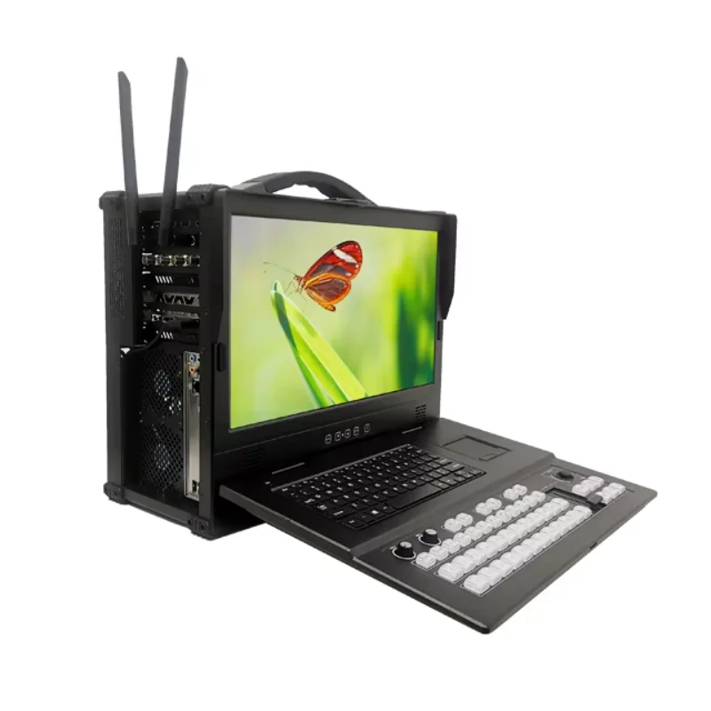 Pro Video 1080p Wireless Transmission Equipment VMix OBS Switcher For Live Studio Broadcasting Audio Input LCD Screen
Pro Video 1080p Wireless Transmission Equipment VMix OBS Switcher For Live Studio Broadcasting Audio Input LCD Screen
