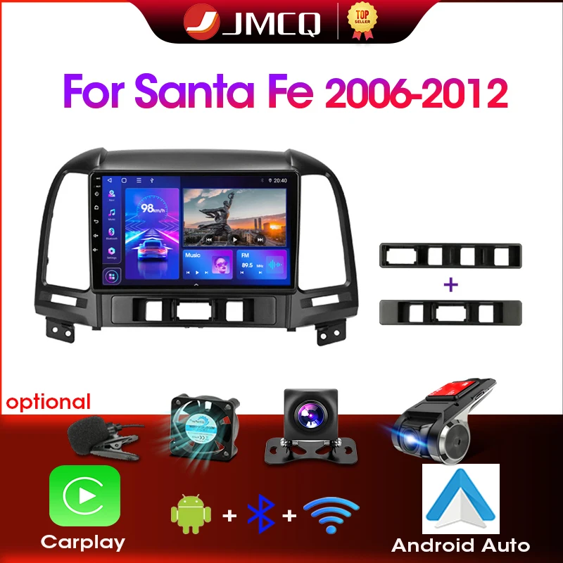 JMCQ 2 din Android DSP Car Radio Multimidia Video Player Navigation GPS For Hyundai Santa Fe 2 2006-2012 2din Head Unit Carplay
JMCQ 2 din Android DSP Car Radio Multimidia Video Player Navigation GPS For Hyundai Santa Fe 2 2006-2012 2din Head Unit Carplay