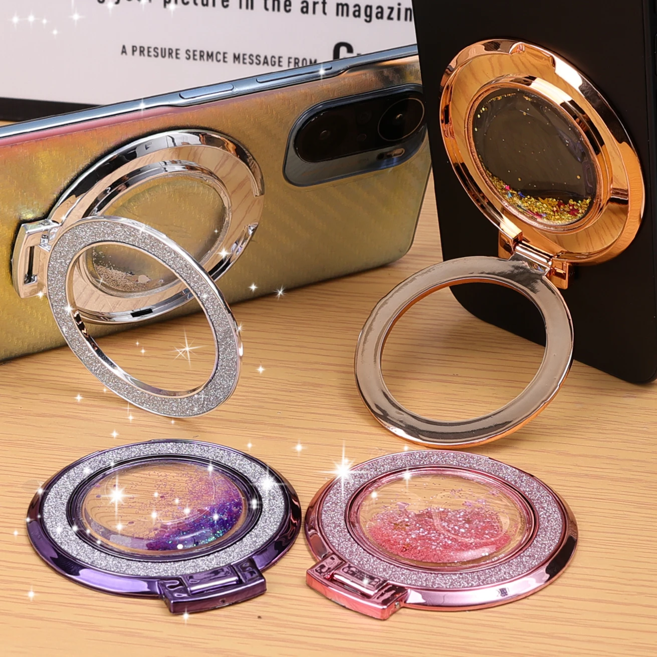 Креативный держатель для мобильного телефона с струящимся песком и вспышкой для iPhone 16, универсальные телефоны Samsung Mi Huawei, кольцевая подставка, настольный ленивый кронштейн
Креативный держатель для мобильного телефона с струящимся песком и вспышкой для iPhone 16, универсальные телефоны Samsung Mi Huawei, кольцевая подставка, настольный ленивый кронштейн