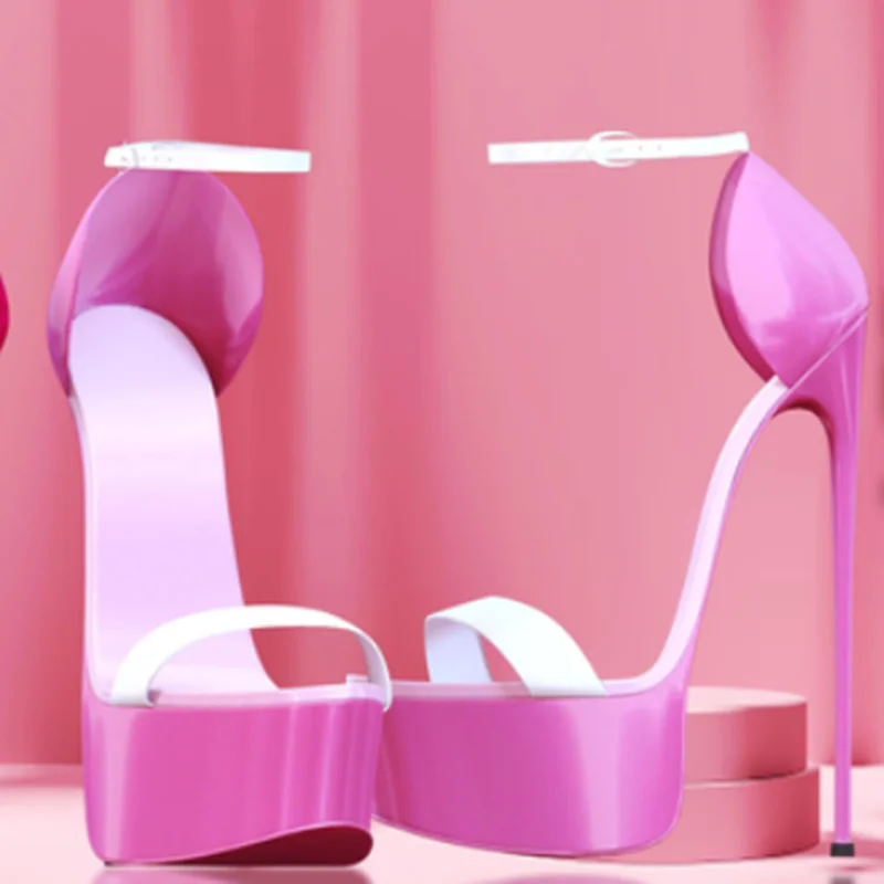 Pink Hollow Buckle Platform Sandals Thin High Heel Sexy Fashion Cool Summer Casual Big Size Woman Shoes Zapatillas Mujer
Pink Hollow Buckle Platform Sandals Thin High Heel Sexy Fashion Cool Summer Casual Big Size Woman Shoes Zapatillas Mujer
