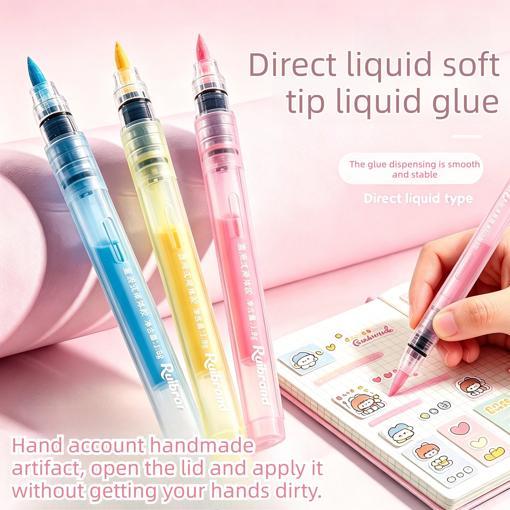 Refillable Liquid Glue Pen Washable High Viscosity Strong Adhesive Dot Glue Pen DIY Stationery School Office Supplies
Refillable Liquid Glue Pen Washable High Viscosity Strong Adhesive Dot Glue Pen DIY Stationery School Office Supplies