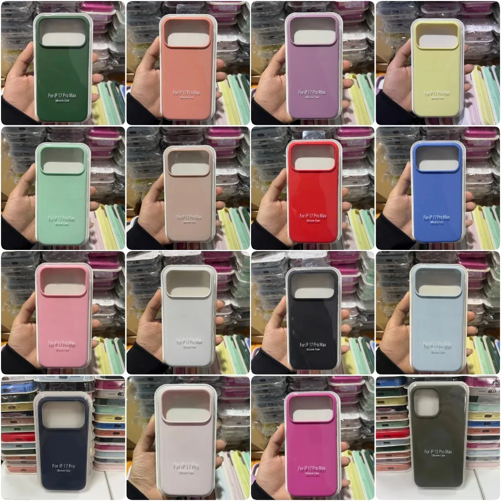 Original-Style Liquid Silicone Case For iPhone 17 Pro Max case 16 15 14 13 12 11 Pro Max Soft Bumper Anti-fall Back Cover Funda
Original-Style Liquid Silicone Case For iPhone 17 Pro Max case 16 15 14 13 12 11 Pro Max Soft Bumper Anti-fall Back Cover Funda