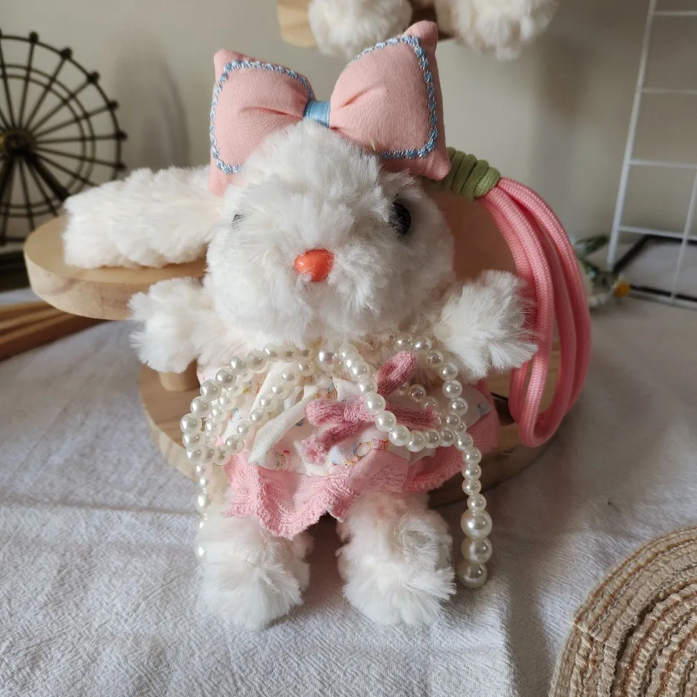 New Rabbit Pendant Cartoon Bowknot Keychain Lop Ears Hanging Decoration Gifts
New Rabbit Pendant Cartoon Bowknot Keychain Lop Ears Hanging Decoration Gifts