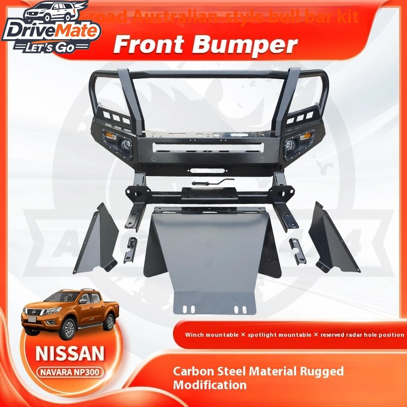 Suitable for 2021 NAVARA NP300 FRONT BUMPER Bumper Modification Anti-Collision Australian Style Bull Bar
Suitable for 2021 NAVARA NP300 FRONT BUMPER Bumper Modification Anti-Collision Australian Style Bull Bar