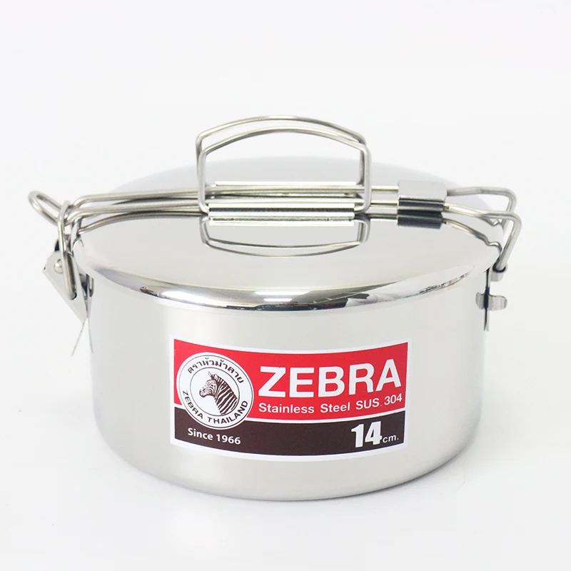 ZEBRA 304 ланч-бокс из нержавеющей стали для взрослых, круглая кулачковая коробка для еды, 4 см, японский однослойный металлический контейнер для еды
ZEBRA 304 ланч-бокс из нержавеющей стали для взрослых, круглая кулачковая коробка для еды, 4 см, японский однослойный металлический контейнер для еды