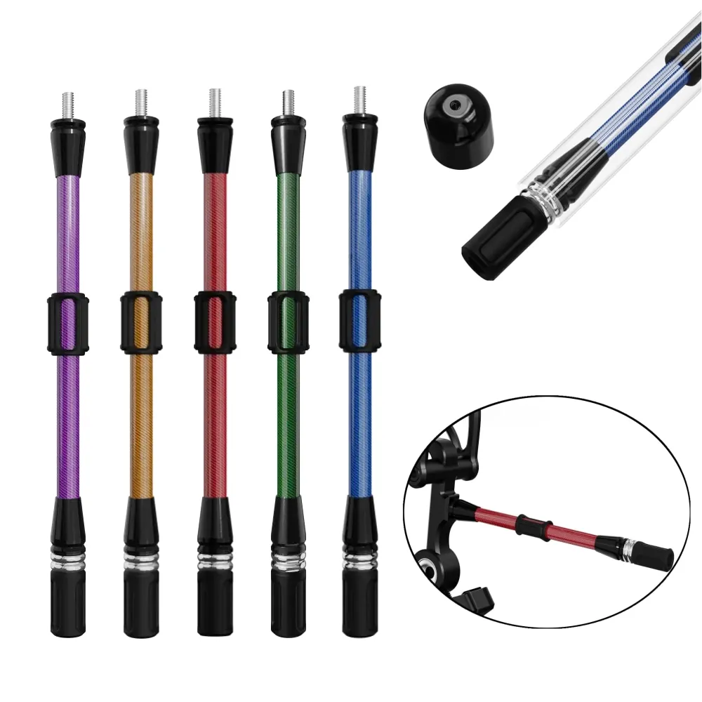 1PC Compound Bow Balance Bar 6/8/10/12/15 Inch Carbon Stabilizer Archery Shock Absorption Damper Rod Hunting Shooting Targeting
1PC Compound Bow Balance Bar 6/8/10/12/15 Inch Carbon Stabilizer Archery Shock Absorption Damper Rod Hunting Shooting Targeting