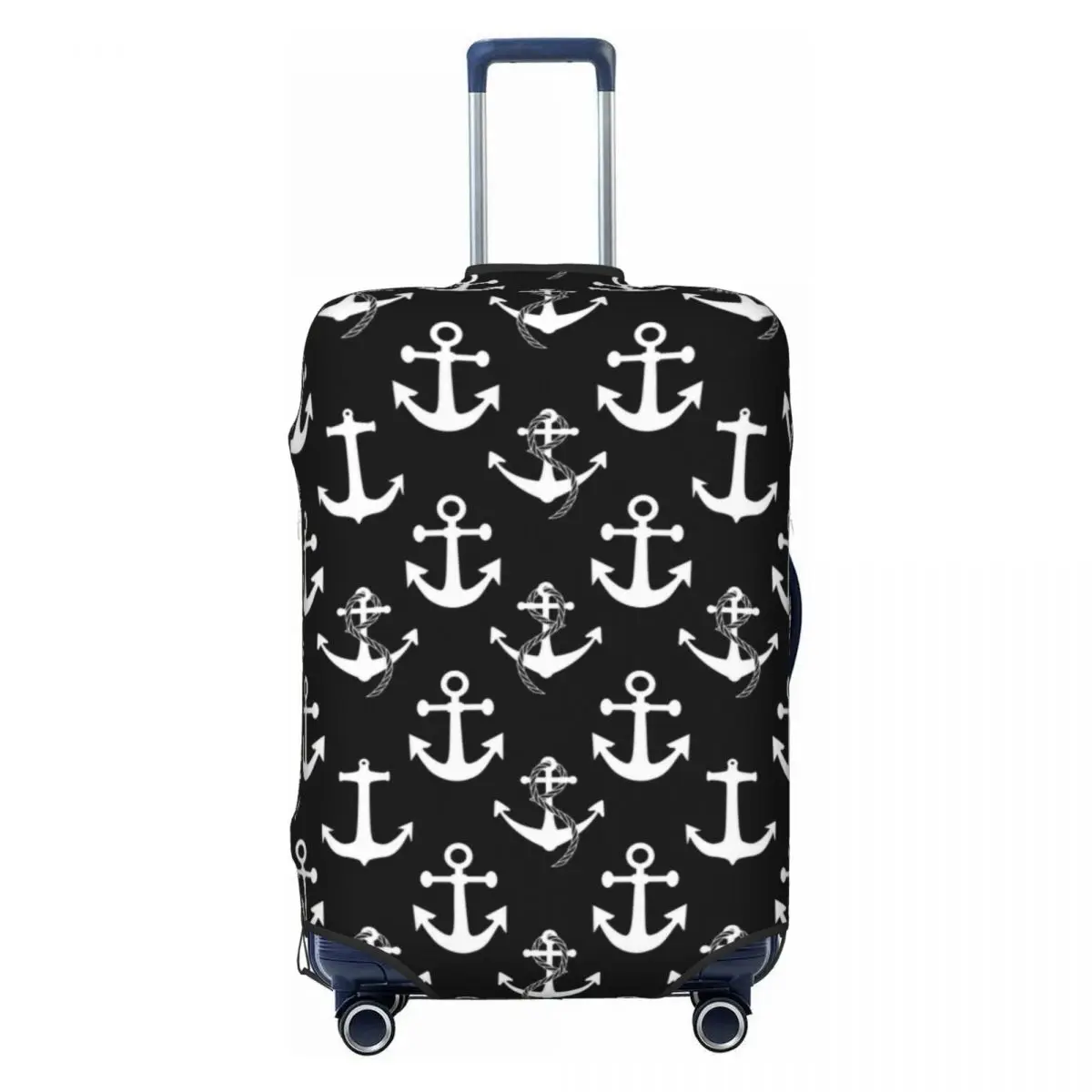 Custom Black And White Nautical Anchor Pattern Luggage Cover Protector Dust Proof Sailing Sailor Travel Suitcase Covers
Custom Black And White Nautical Anchor Pattern Luggage Cover Protector Dust Proof Sailing Sailor Travel Suitcase Covers