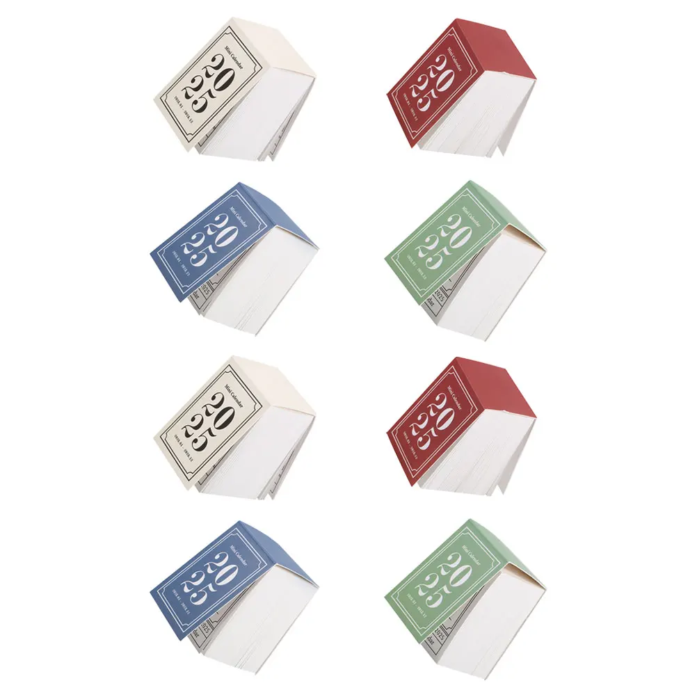 8pcs Pocket Mini Table Office Accessories Vintage Design Tear-Off Desk Thick Paper Compact Small Mini Flip Calendar Work Desk
8pcs Pocket Mini Table Office Accessories Vintage Design Tear-Off Desk Thick Paper Compact Small Mini Flip Calendar Work Desk