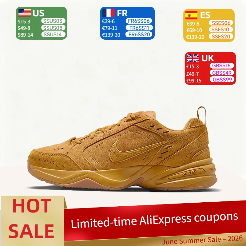 Nike Air Monarch 4 Retro Fashion Classic Versatile Breathable Dad Shoes Unisex Brown IB2281-700
Nike Air Monarch 4 Retro Fashion Classic Versatile Breathable Dad Shoes Unisex Brown IB2281-700