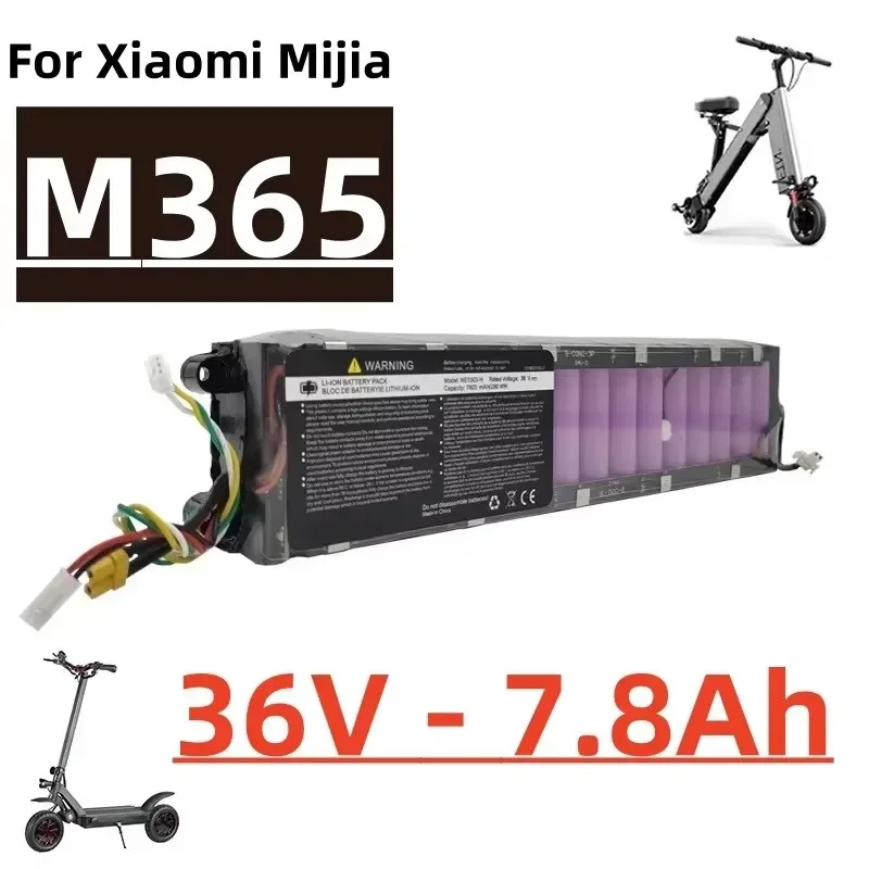 Li-ion Battery Suitable for Xiaomi Mijia M365 Scooter, Electric Scooter, Waterproof, Bluetooth Communication, 36V, 7800mAh
Li-ion Battery Suitable for Xiaomi Mijia M365 Scooter, Electric Scooter, Waterproof, Bluetooth Communication, 36V, 7800mAh