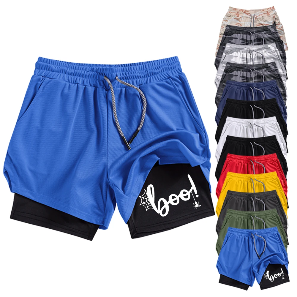 Мужские быстросохнущие двухслойные шорты для фитнеса и бега с принтом «Паук-призрак», для тренировок в спортзале, с карманами и подкладкой
Мужские быстросохнущие двухслойные шорты для фитнеса и бега с принтом «Паук-призрак», для тренировок в спортзале, с карманами и подкладкой