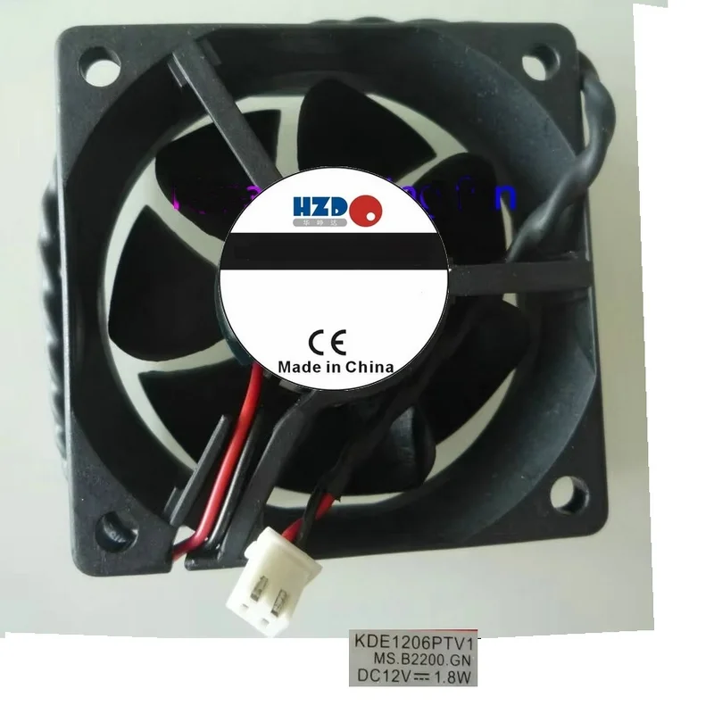 6025 12V 1.8W KDE1206PTV1 MS.B2200.GN 2Wire Cooling Fan
6025 12V 1.8W KDE1206PTV1 MS.B2200.GN 2Wire Cooling Fan