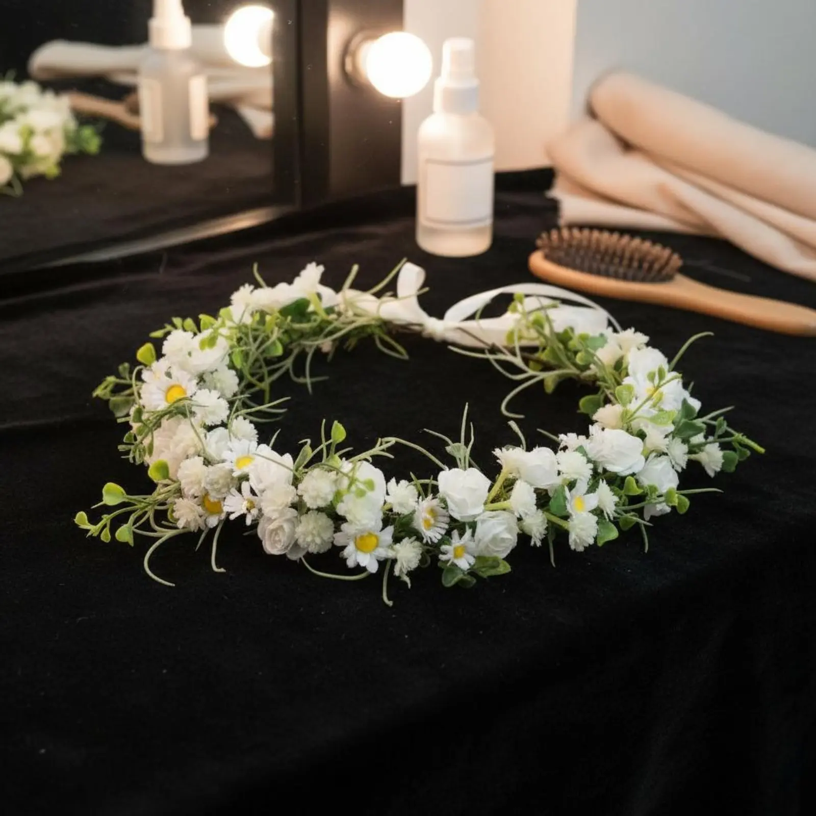 Bridal Floral Headpiece Bohemian Design Floral Headband White Flower Flower Headband Elegant Design Boho Headwear Lightweight
Bridal Floral Headpiece Bohemian Design Floral Headband White Flower Flower Headband Elegant Design Boho Headwear Lightweight