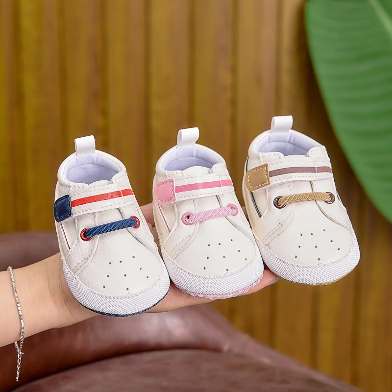 0-1 Year Old Spring and Autumn Soft-Soled Fashionable Baby Shoes, Suitable for Indoor and Outdoor Use, Unisex Infant Sneakers, Color-Blocking Velcro Soft Walking Shoes
0-1 Year Old Spring and Autumn Soft-Soled Fashionable Baby Shoes, Suitable for Indoor and Outdoor Use, Unisex Infant Sneakers, Color-Blocking Velcro Soft Walking Shoes
