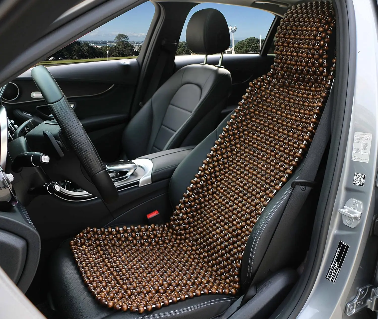 Natural Wood Bead Car Seat Cover for Cooling and Massage, Reduces Sweat and Discomfort on Long Drives
Natural Wood Bead Car Seat Cover for Cooling and Massage, Reduces Sweat and Discomfort on Long Drives