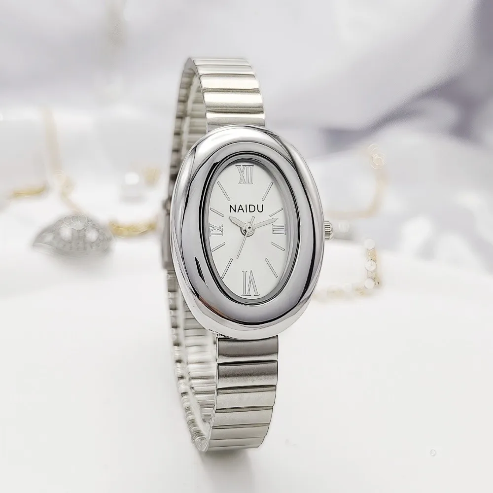 New Oval Ladies Watches Beautiful with Stainless Steel Strap Quartz Women Wristwatches Minimalist Strap Watch for Girl Student
New Oval Ladies Watches Beautiful with Stainless Steel Strap Quartz Women Wristwatches Minimalist Strap Watch for Girl Student